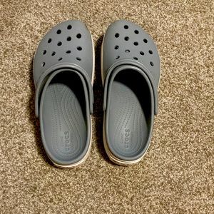 platform crocs - worn once or twice just a few scratches